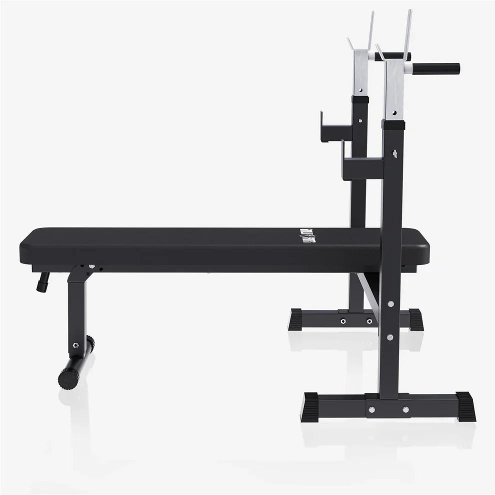 Taitettava painonnostopenkki + 40 kg levytankosarja - Image 5
