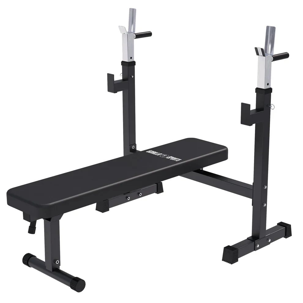Taitettava painonnostopenkki + 70 kg levytankosarja - Image 3