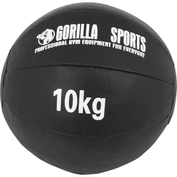 Wall Ball kuntopallo 1–10 kg, musta PU - Image 11